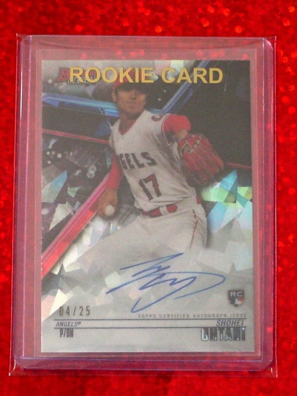 Shohei Ohtani RP Novelty Facsimile Auto Card